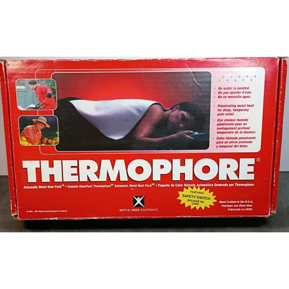 Thermophore Automatic Moist Heat Pack Model 055 14" x 27" Heating Pad Open Box